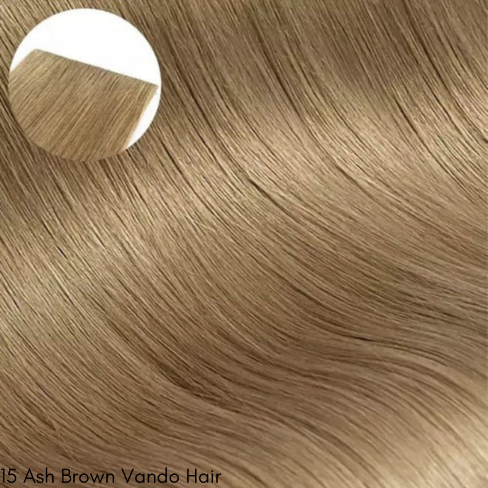 Invisible Tape In Hair Extensions, Injected Hand-Tied, Virgin Human Hair, 2 Pack Save more 30% (20 pcs x 2)