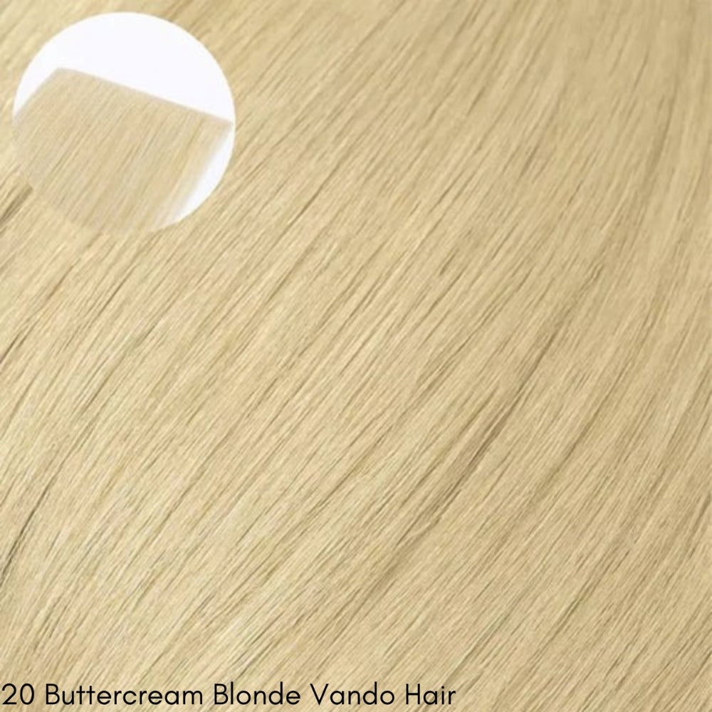 Invisible Tape In Hair Extensions, Injected Hand-Tied, Virgin Human Hair, 2 Pack Save more 30% (20 pcs x 2)
