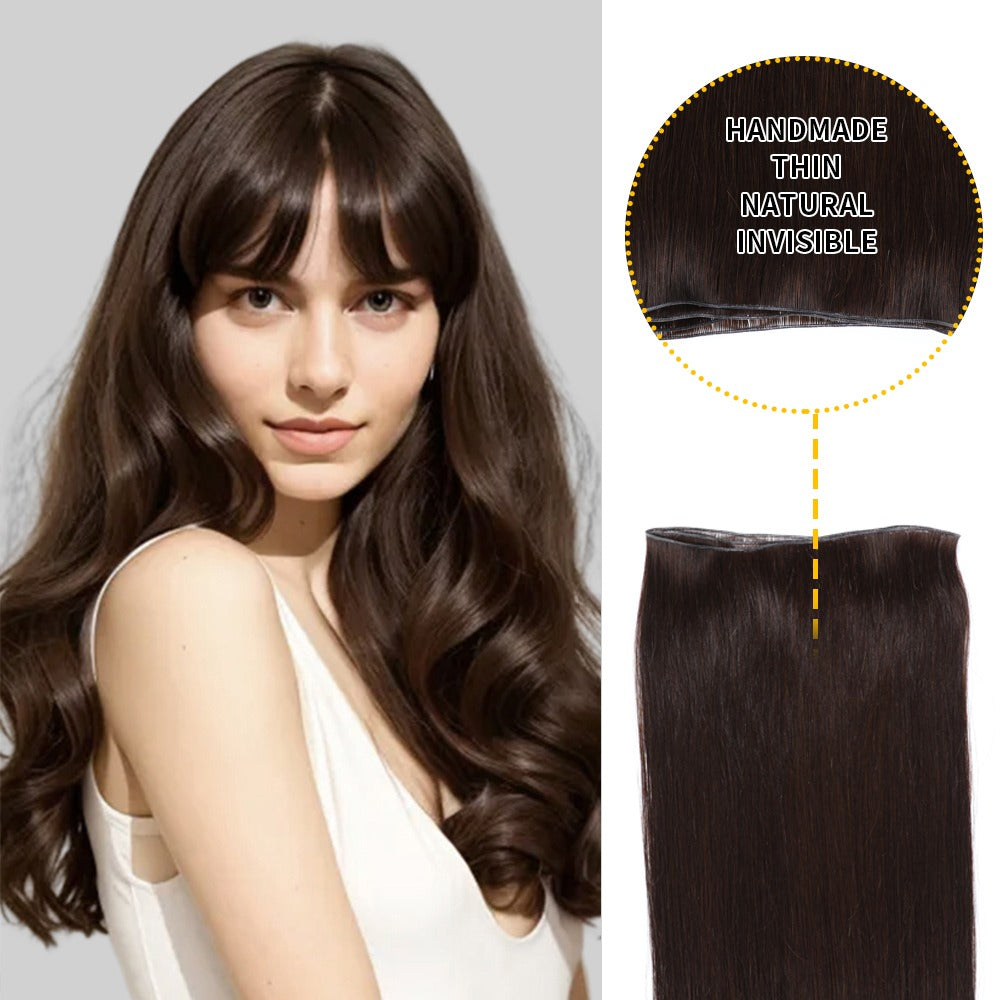 Invisible Seamless Injected Hand-Tied Hair Weft - 100% Virgin Human Hair