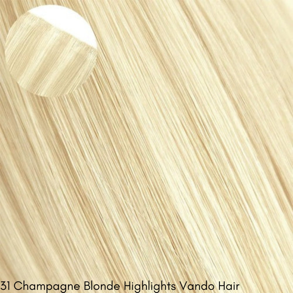 Invisible Tape In Hair Extensions, Injected Hand-Tied, Virgin Human Hair, 2 Pack Save more 30% (20 pcs x 2)
