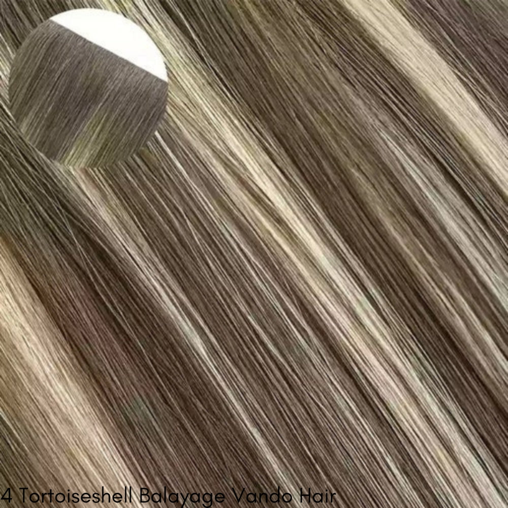 Invisible Tape In Hair Extensions, Injected Hand-Tied, Virgin Human Hair, 2 Pack Save more 30% (20 pcs x 2)