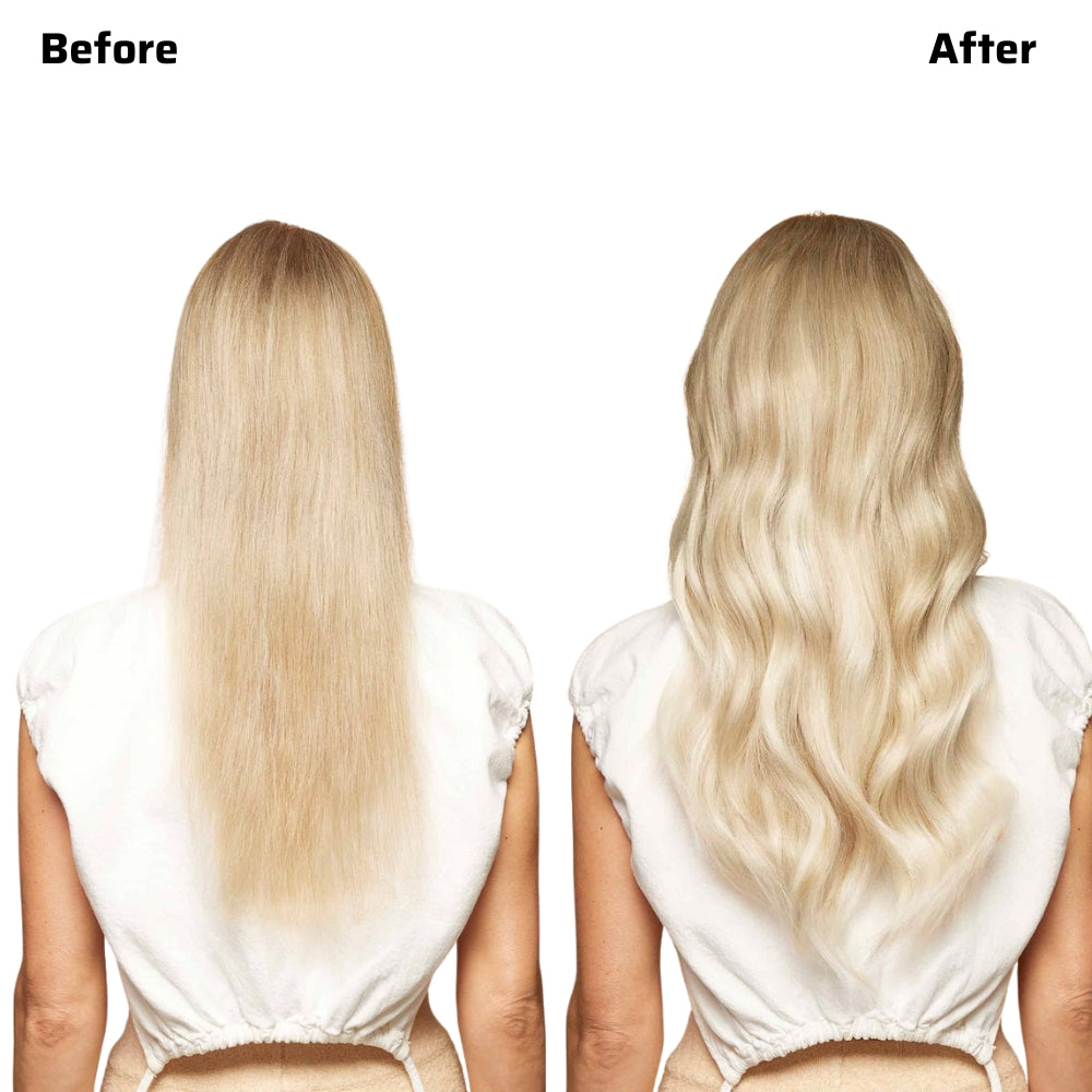 Invisible Clip In Hair Extensions, Virgin Human Hair, Chestnut Brown to Blonde