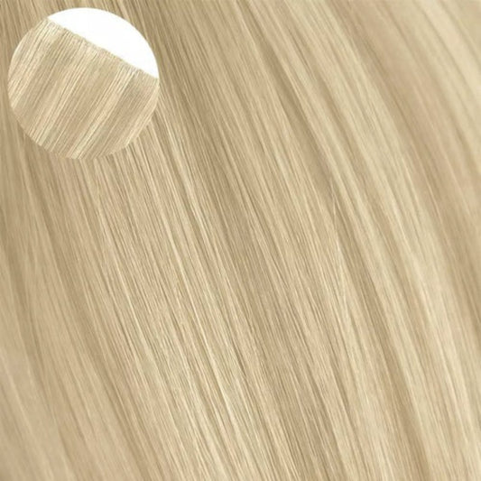 Natural Bronde Highlights Vando Human Hair Topper, Injected Hand-Tied, Invisible Full Silk, Virgin Human Hair