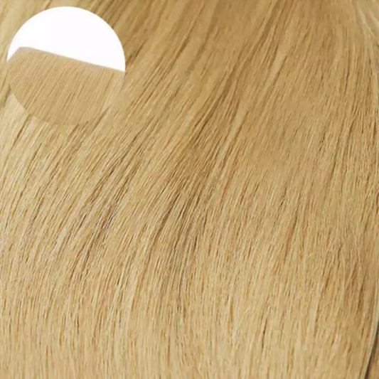 Dirty Blonde Vando Human Hair Topper, Injected Hand-Tied, Invisible Full Silk, Virgin Human Hair