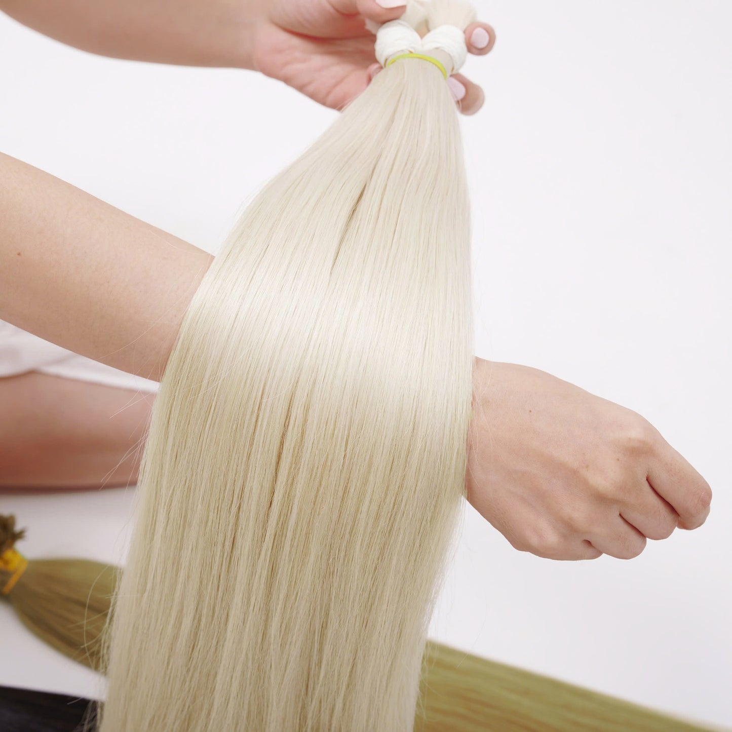 Bulk Hair Extensions, Luxury Super Double Drawn Quality, Virgin Human Hair, 100g