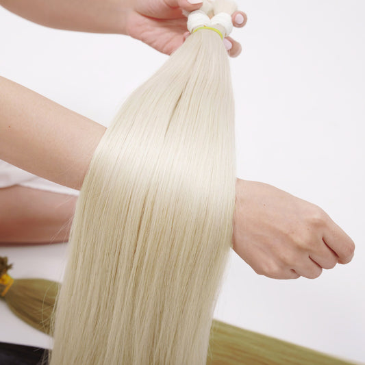 Bulk Hair Extensions, Luxury Super Double Drawn Quality, Virgin Human Hair, 100g