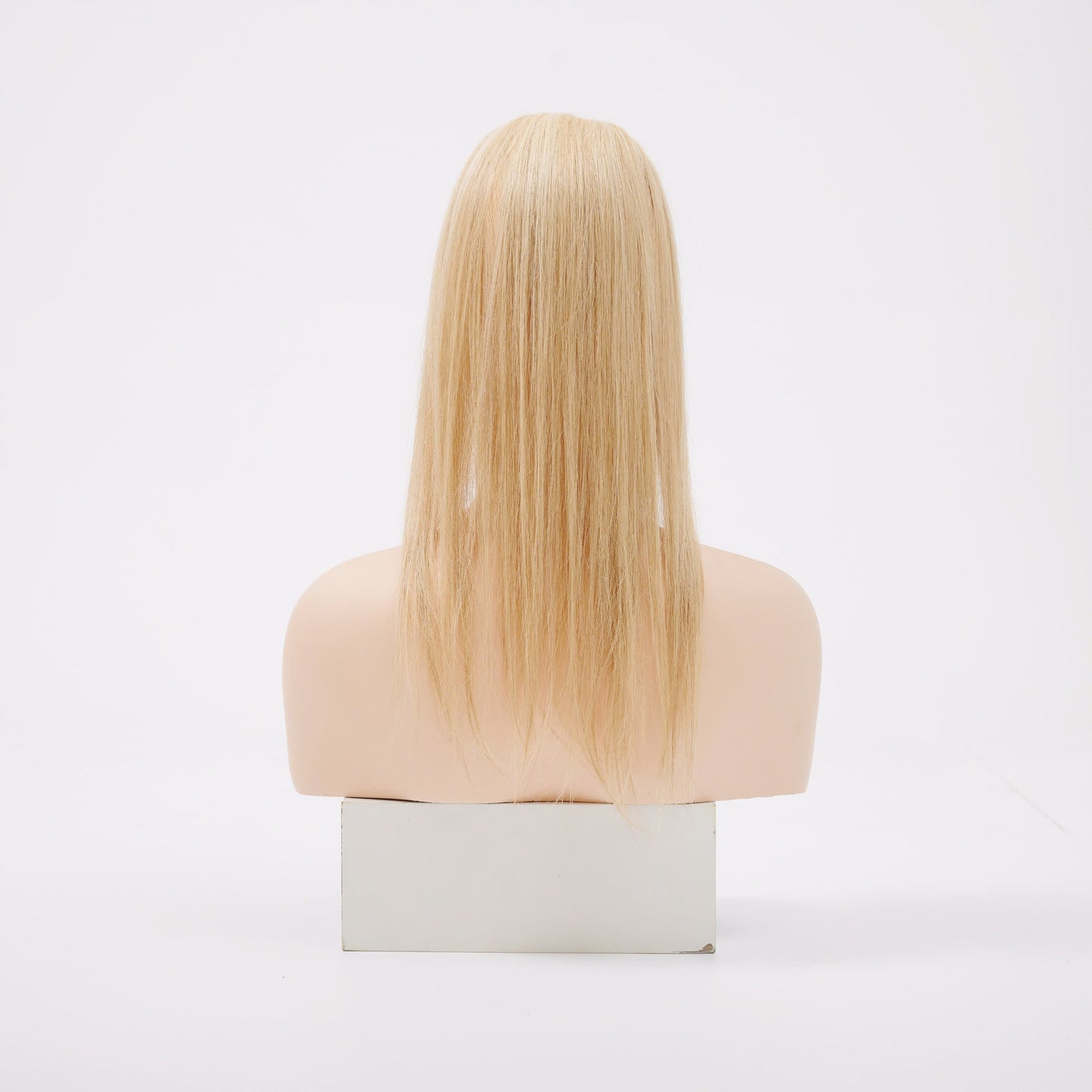 Off Black Vando Human Hair Topper, Injected Hand-Tied, Invisible Full Silk, Virgin Human Hair