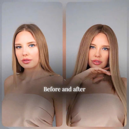 Vandohair U Part Clip in Hair Extensions, 100% Virgin Human Hair, Luxury Quality