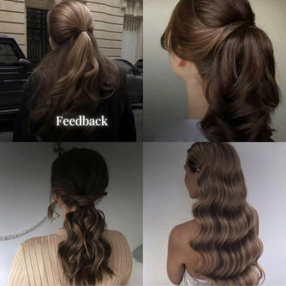 Vandohair U Part Clip in Hair Extensions, 100% Virgin Human Hair, Luxury Quality