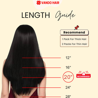 Mocha Melt Balayage Invisible Clip In Hair Extensions, Virgin Human Hair