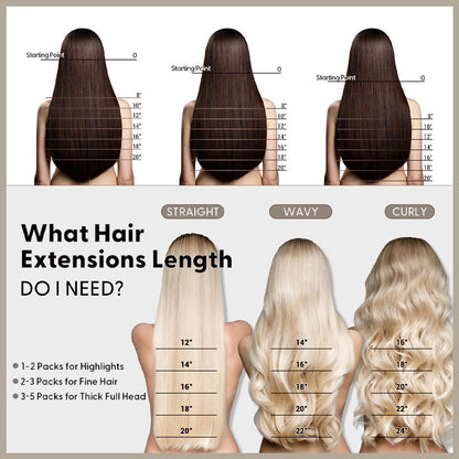 Invisible Seamless Injected Hand-Tied Tape In - 100% Virgin Human Hair - 20Pcs (#1)