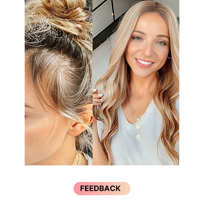 White Blonde Balayage Wig | 100% Vietnamese Hair | Feathered Hair, the Ultra-Realistic Scalp Wig, Skillfully Handcrafted for longevity