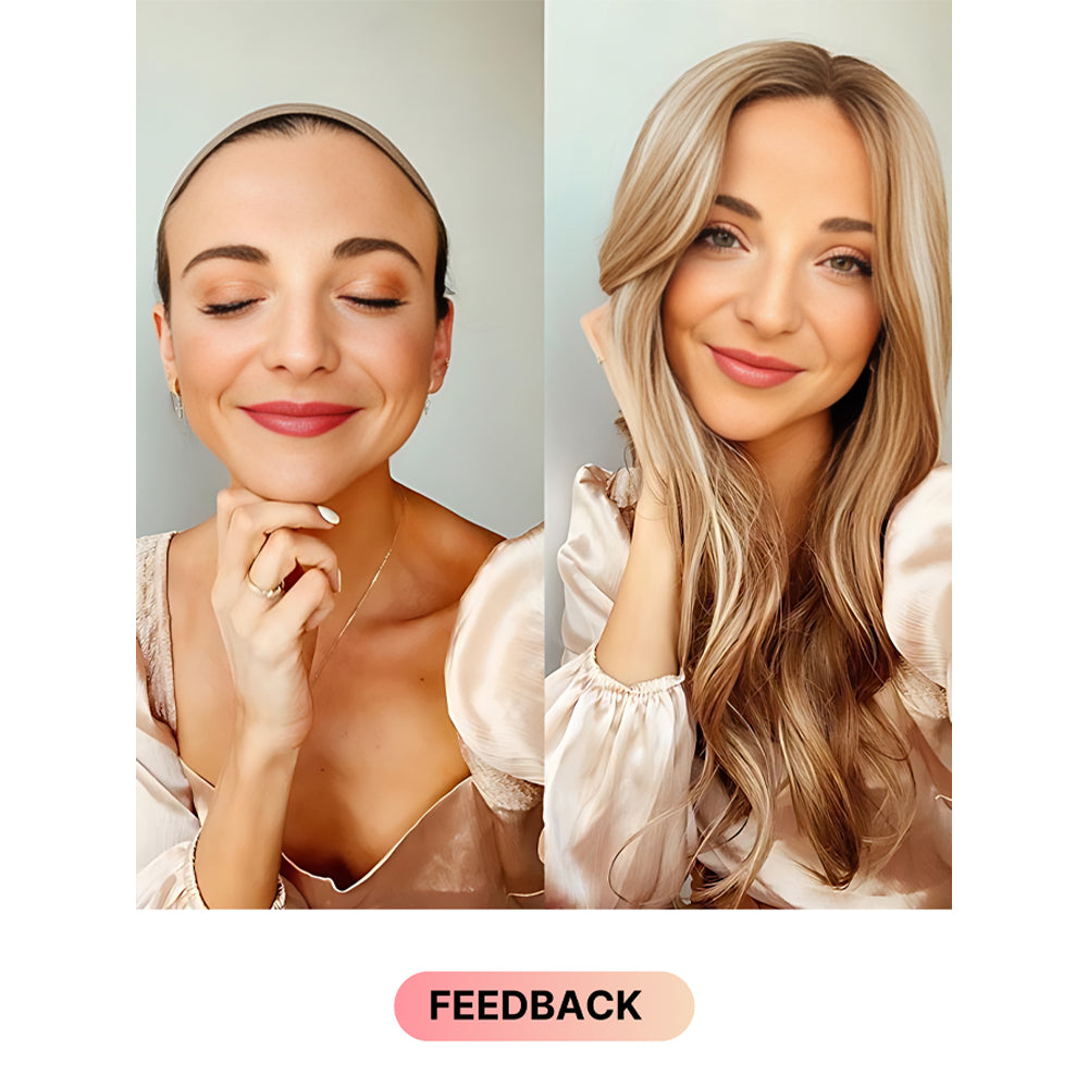 White Blonde Balayage Wig | 100% Vietnamese Hair | Feathered Hair, the Ultra-Realistic Scalp Wig, Skillfully Handcrafted for longevity