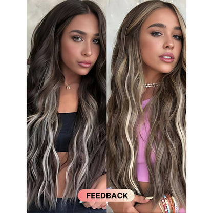 White Blonde Balayage Wig | 100% Vietnamese Hair | Feathered Hair, the Ultra-Realistic Scalp Wig, Skillfully Handcrafted for longevity